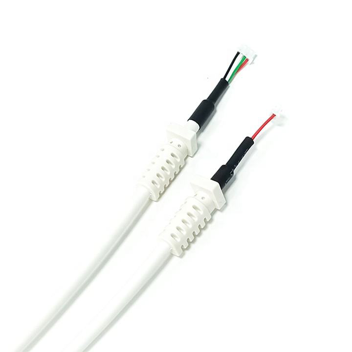 Кастомная сборка кабеля медицинского зонда с угловым разъемом Mini 5-Pin | Высокоэластичная спиральная конструкция